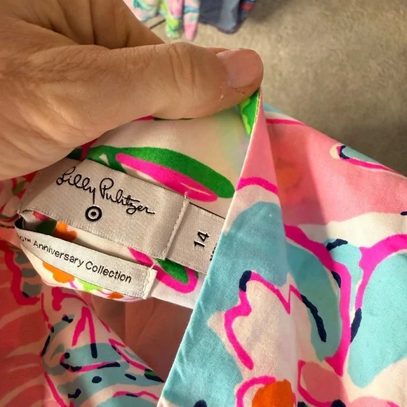 Lilly Pulitzer Multicolor Floral Dress - Picture 3 of 3